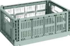 Hay Colour Crate, Medium Sage green