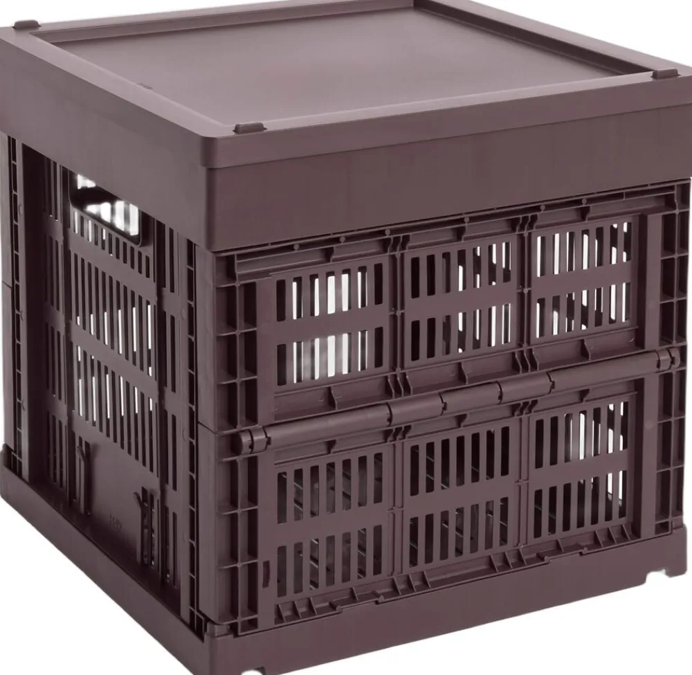 Hay Colour Crate Plastic Lid Square/Cube, Medium