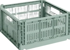 Hay Colour Crate, Square, Medium Sage green Outlet