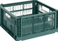 Hay Colour Crate, Square, Medium Dark green Sale