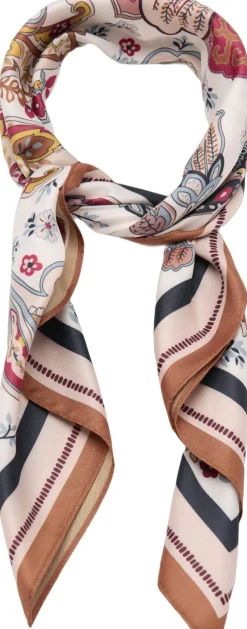 MANGO Combined design scarf Pink Clearance
