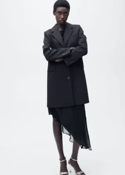 MANGO Combined strap heeled sandal Silver Online