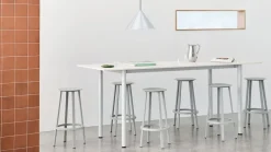 Hay Compass Pendant-430-Brushed alu New