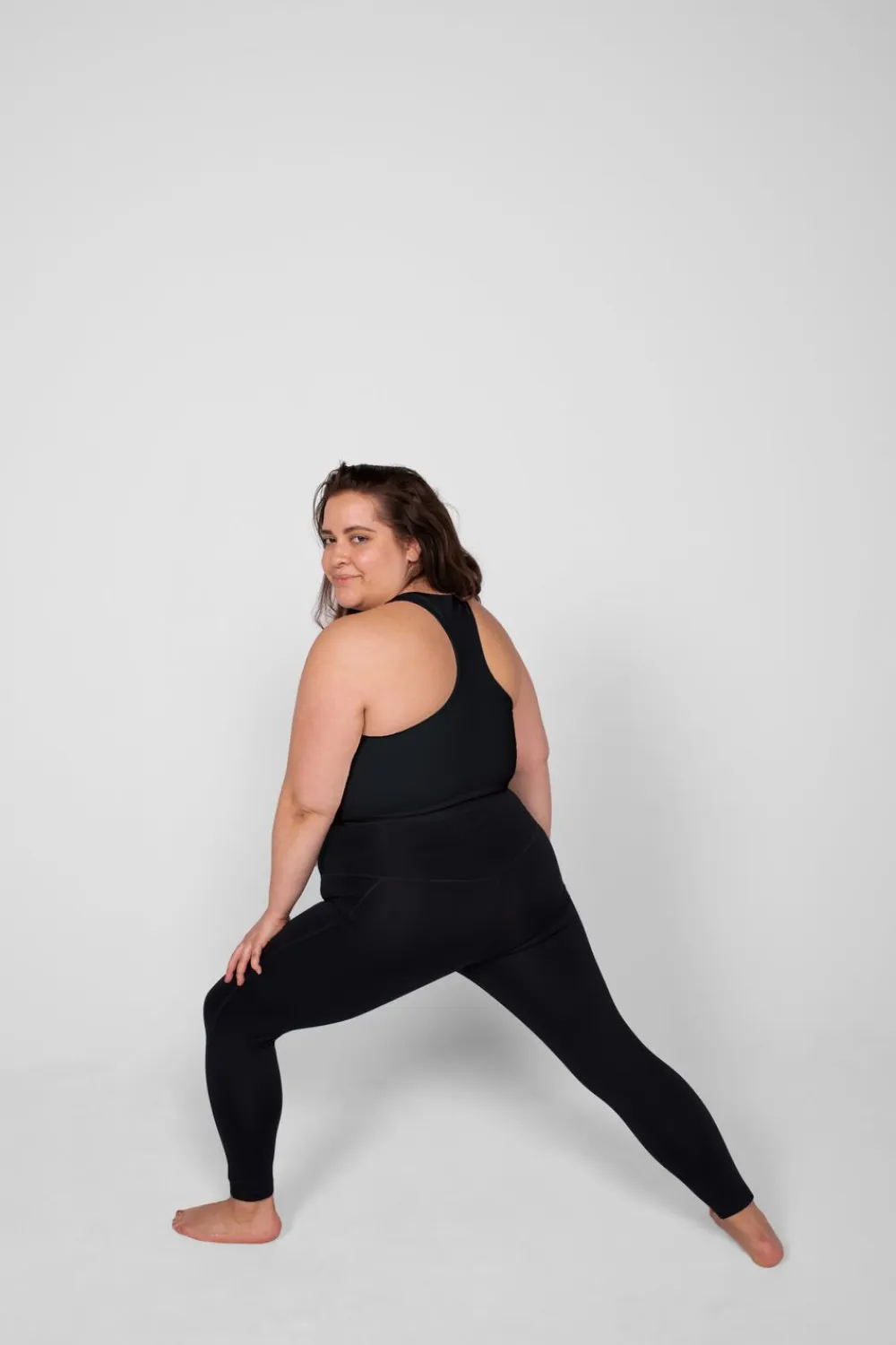 Girlfriend Collective Compressive High-Rise Legging, Long Black