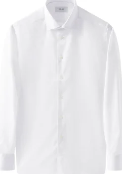 ETON Contemporary Fit White Signature Twill Shirt Hvid Online