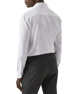 ETON Contemporary Fit White Signature Twill Shirt Hvid Online