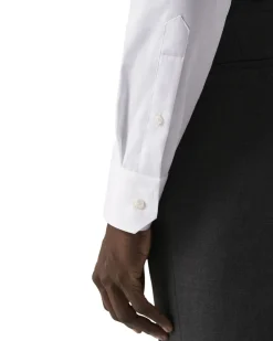 ETON Contemporary Fit White Signature Twill Shirt Hvid Online