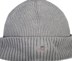 Gant COTTON BLEND LOGO BEANIE
