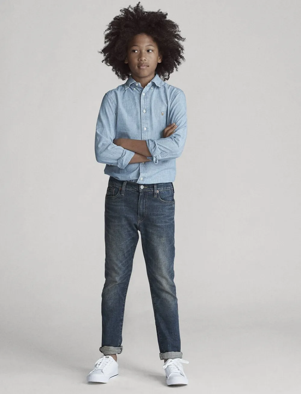 Cotton Chambray Shirt>Polo Ralph Lauren Online