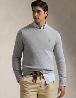 Cotton Crewneck Sweater>Polo Ralph Lauren Sale