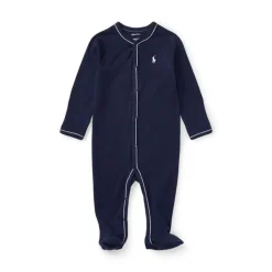 Cotton Jersey Footed Coverall>Polo Ralph Lauren Clearance