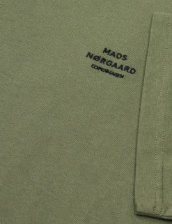 Mads Nørgaard - Copenhagen Cotton Jersey Frode Logo Tee FAV M&oslash;rkegr&oslash;n Outlet