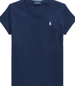Cotton Jersey Tee V-neck Teens>Polo Ralph Lauren Clearance