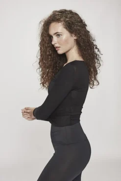 Dame Carite Cover Up Crop trøje