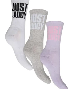 CREW SOCK 3 PACK>Juicy Couture Outlet