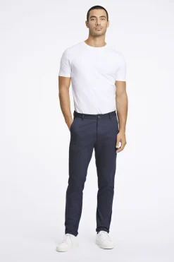 Lindbergh Cropped bukser m. stretch Blå Clearance