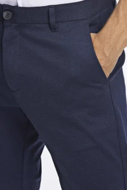 Lindbergh Cropped bukser m. stretch Blå Clearance