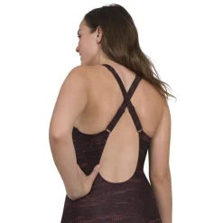 Speedo CROSSBACK PRINTED 1 PIECE Multifarvet Discount