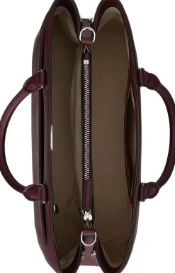 Crosshatch Leather Large Hanna Satchel><noscript><img width=