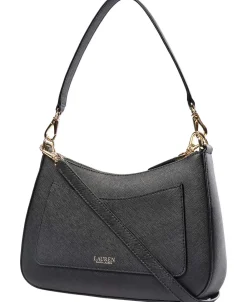 Dame Lauren Ralph Lauren Crosshatch Leather Medium Danni Bag
