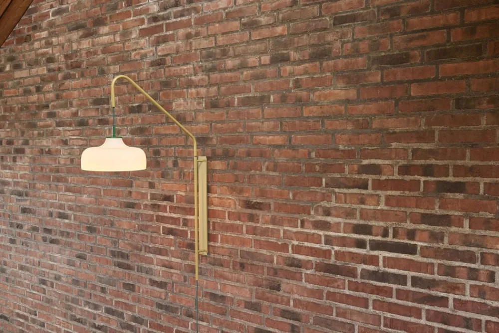 Current Væglampe Grøn/Khaki>Hübsch New