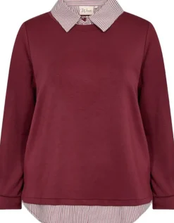 Curvy WA-SABINA 63 Sweatshirt Bordeaux><noscript><img width=