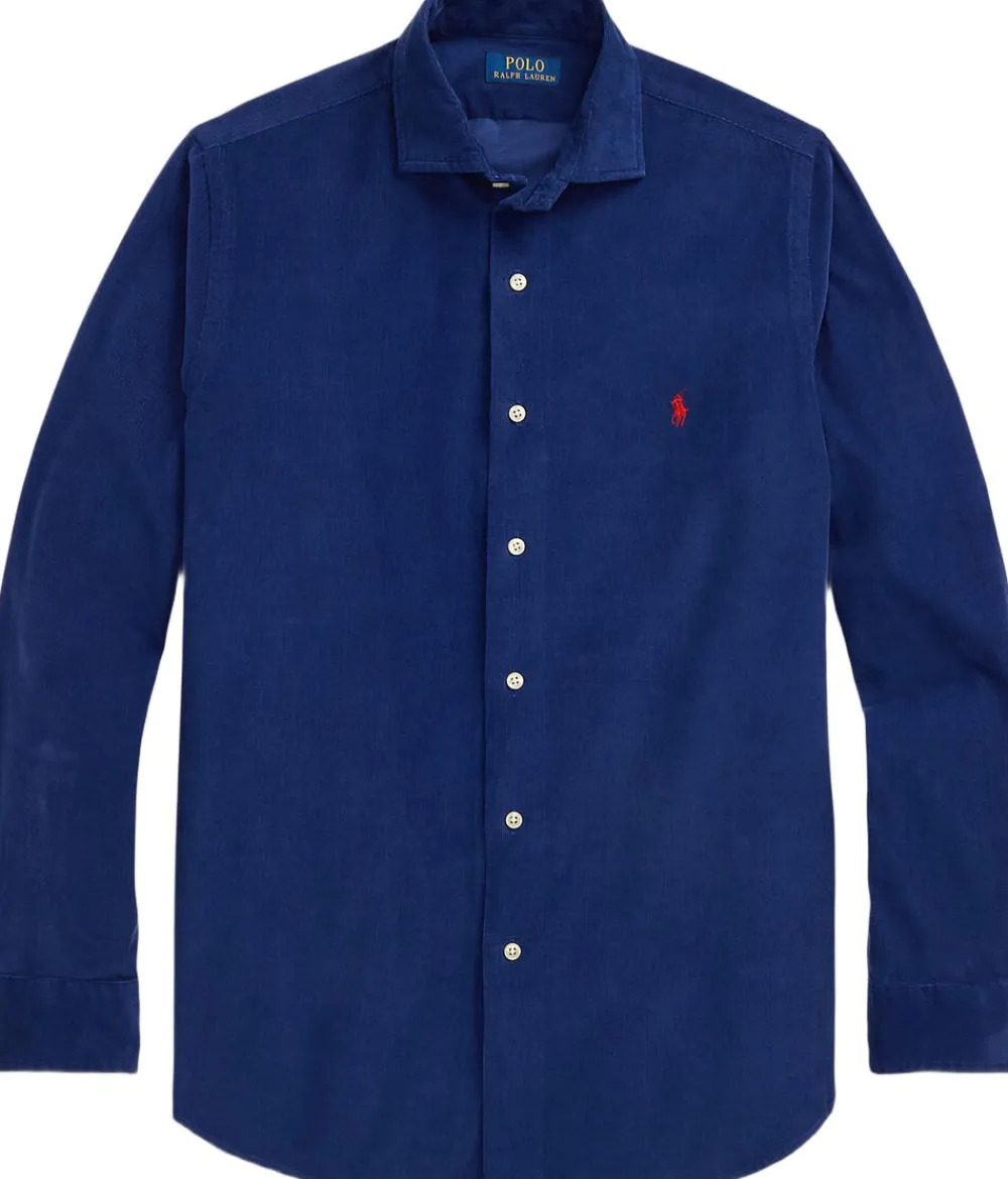 Polo Ralph Lauren Custom Fit Corduroy Shirt Freshwater Clearance