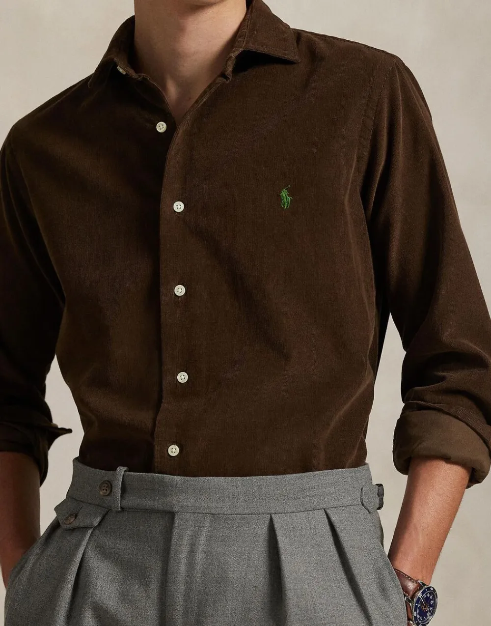 Custom Fit Corduroy Shirt>Polo Ralph Lauren Discount