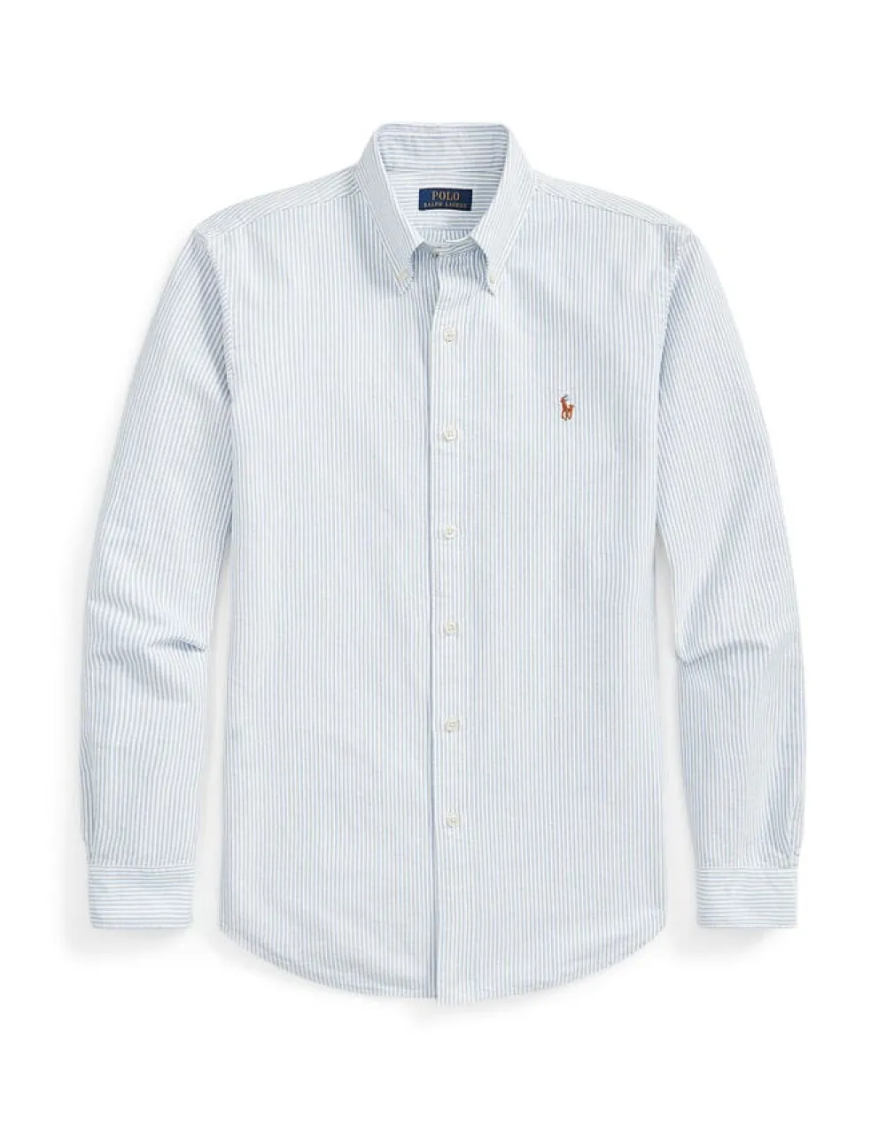 Polo Ralph Lauren Custom Fit Oxford Shirt Blue/white stripe Clearance