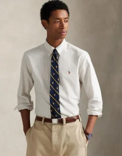 Custom Fit Striped Oxford Shirt>Polo Ralph Lauren Discount