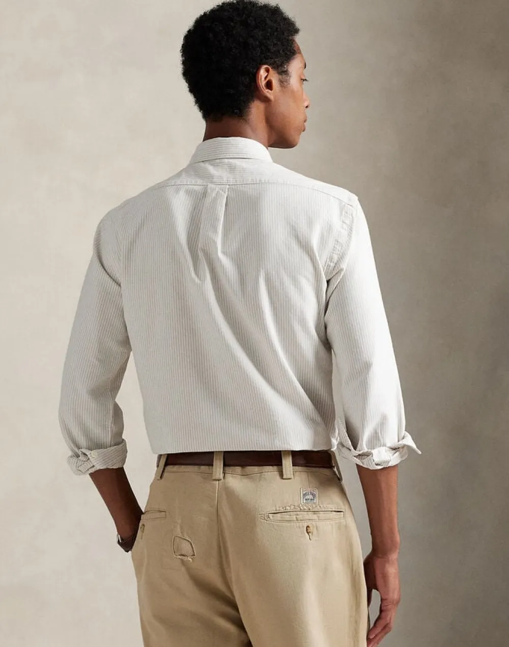 Custom Fit Striped Oxford Shirt>Polo Ralph Lauren Discount