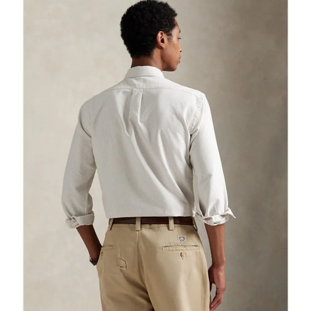 Custom Fit Striped Oxford Shirt>Polo Ralph Lauren Discount