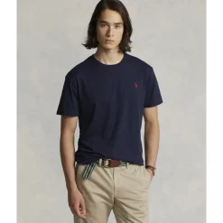 Polo Ralph Lauren Custom Slim Fit Jersey Crewneck T-Shirt Ink Outlet