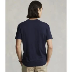 Polo Ralph Lauren Custom Slim Fit Jersey Crewneck T-Shirt Ink Outlet