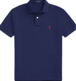 Polo Ralph Lauren Custom Slim Fit Mesh Polo Newport navy/c3870 Clearance