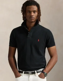 Custom Slim Fit Mesh Polo>Polo Ralph Lauren Best