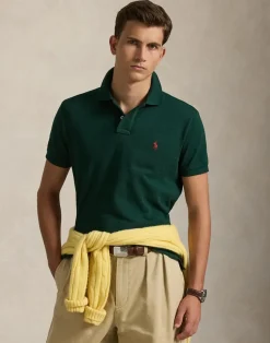 Custom Slim Fit Mesh Polo Shirt>Polo Ralph Lauren Best