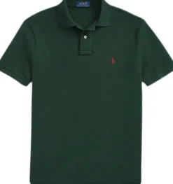 Custom Slim Fit Mesh Polo Shirt><noscript><img width=