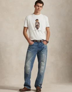 Polo Ralph Lauren Custom Slim Fit Polo Bear Jersey T-Shirt