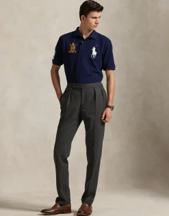 Polo Ralph Lauren Custom Slim Fit 20th Anniversary Polo Blå Clearance