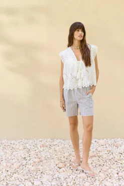 Culture CUtwila Shorts Blue stripe Best