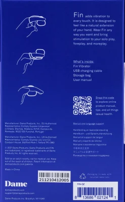 Dame Products DAME - FIN FINGER VIBRATOR QUARTZ