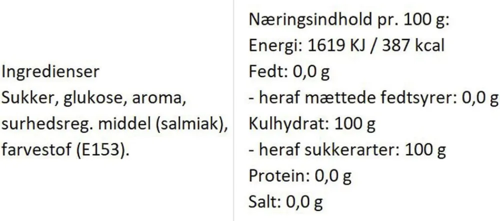 Almuegaarden Dameskrå bolcher med smag af salt lakrids Discount