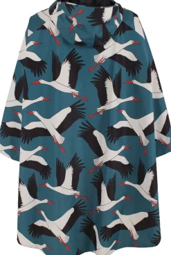 Dame Danefæ Danebodil Rainponcho Dk Slate BIGSTORK