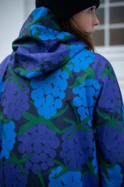 Danefæ Danedith Rain Coat Dk Navy MAXIBERRY Blå Clearance