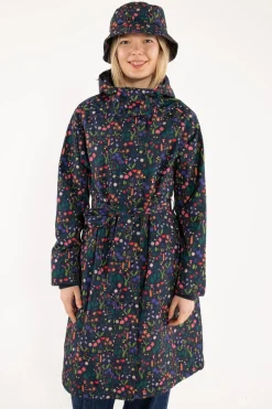 Danefæ Danelisabeth Raincoat Dk Navy BOTANICAL Blå Hot