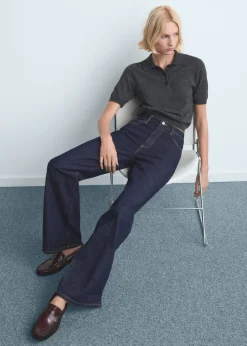 Dame MANGO Danila high-waisted wide-leg jeans