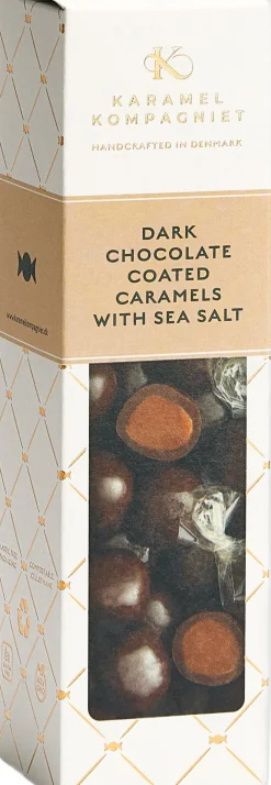Karamel Kompagniet Dark Chocolate coated caramels with sea salt Elegance Best