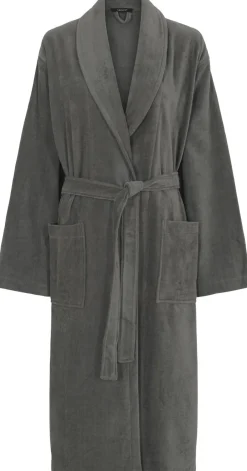 Decoy long terry robe Grå New