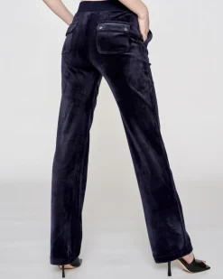 Dame Juicy Couture Del Ray Classic Velour Pant Pocket Design